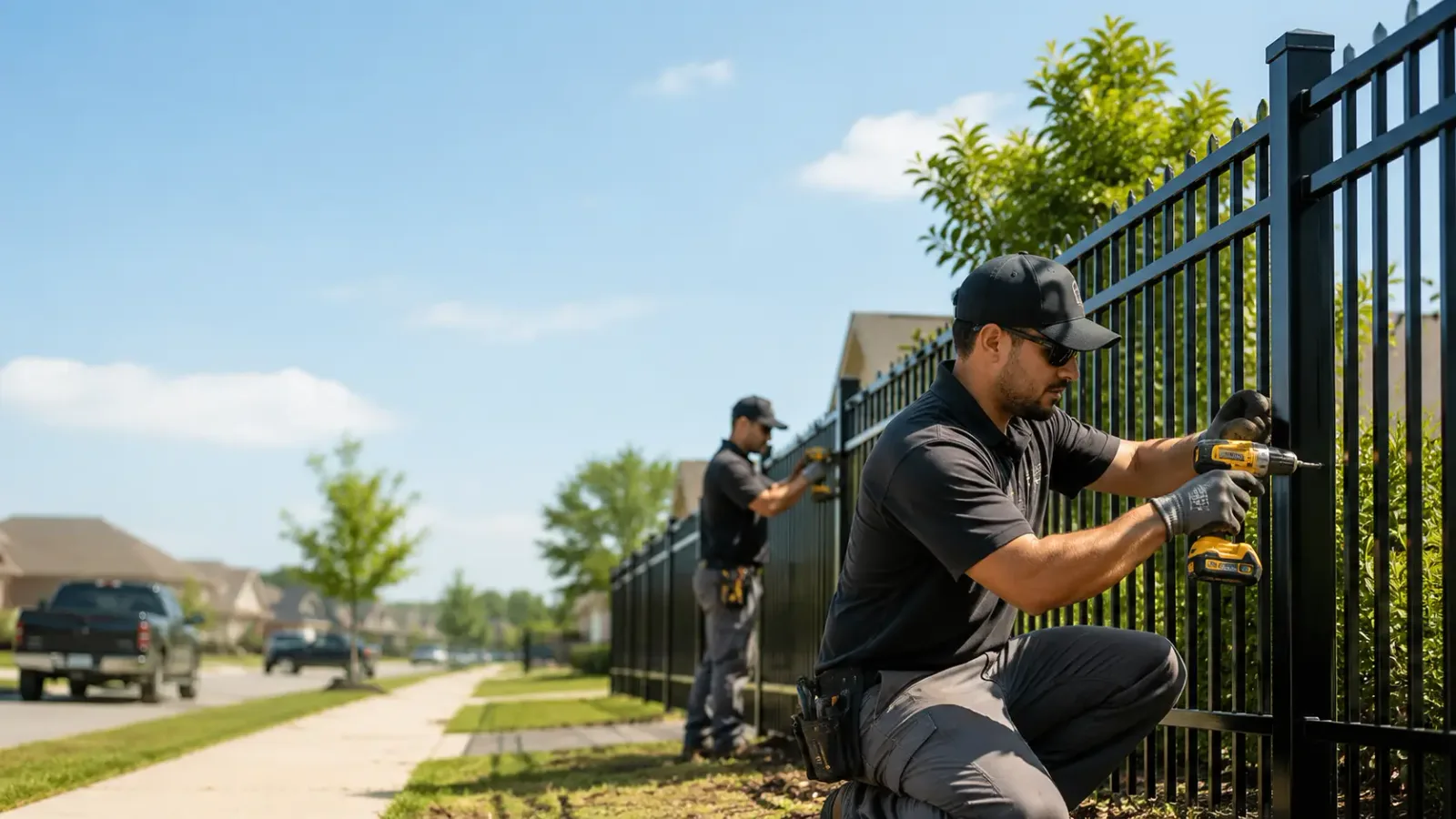 Metal Fence Installation in La Pryor, TX